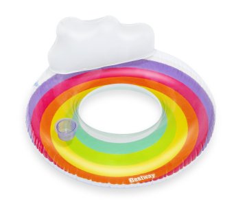 Bestway Bestway 43647 Rainbow 1,07 m plavalni obroč z oporo za hrbet