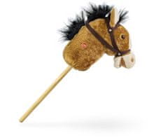 MILLY MALLY Milly Mally Hobby Horse na palici, svetlo rjava