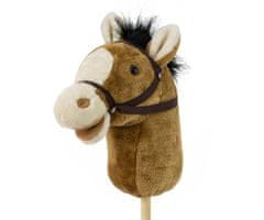 MILLY MALLY Milly Mally Hobby Horse na palici, svetlo rjava