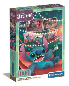 Clementoni Clementoni 1000-delna sestavljanka Stitch Disney 39793