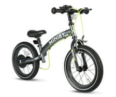 Qplay Otroško kolo Qplay - Miniby 14-palčno kolo za ravnotežje, sivo