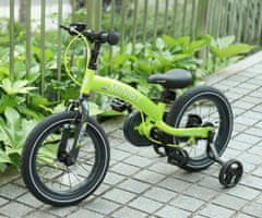 Qplay Otroško kolo Qplay - Miniby 14-palčno kolo za ravnotežje, zelena barva