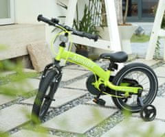 Qplay Otroško kolo Qplay - Miniby 14-palčno kolo za ravnotežje, zelena barva