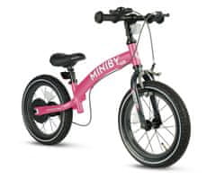 Qplay Otroško kolo Qplay - Miniby 14-palčno kolo za ravnotežje Rosa