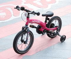 Qplay Otroško kolo Qplay - Miniby 14-palčno kolo za ravnotežje Rosa