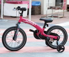 Qplay Otroško kolo Qplay - Miniby 14-palčno kolo za ravnotežje Rosa