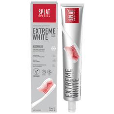 Splat Extreme White zobna pasta 3 x 75 ml – Intenzivna belilna zobna pasta za varno in učinkovito beljenje zob