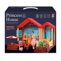 Denis Set za princeskino hišo, svetlobni, na baterije, 61 kosov