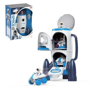 Denis Komplet vesoljske rakete, figure, vozilo