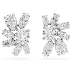Swarovski Asimetrični uhani Cvet s cirkoni Swarovski Mesmera 5737462