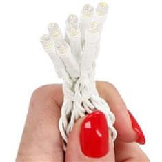 Springos novoletna LED zavesa 300 LED večbarve + hladno bela FLASH 12 + 2,5m