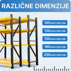 Polični regal, 105 cm