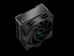DEEPCOOL AK400 Zero Dark hladilnik za procesor, 120mm, 220W TDP, črn