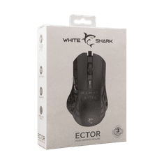 White Shark Miška GM-5016 ECTOR / 12.000 DPI - črna