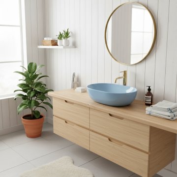 REA Rea LISA L.BLUE SHINY umivalnik za pult