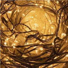 Springos novoletna zavesa 500 LED 3000K 8 funkcij 20+2,5m 