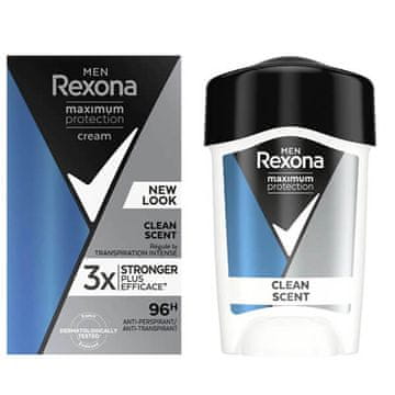Rexona Trdni dezodorant Moški Maxi mum Protection Clean vonj 45 ml