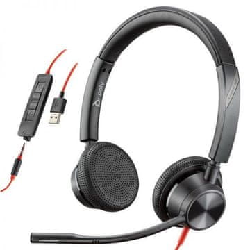 Poly Plantronics Blackwire 3325 USB-A, 3,5 jack 76J20AA poslovne slušalke