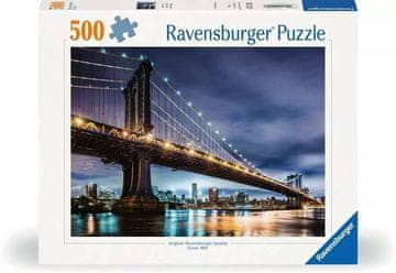 Ravensburger NY - Mesto, ki nikoli ne spi sestavljanka, 500 delov