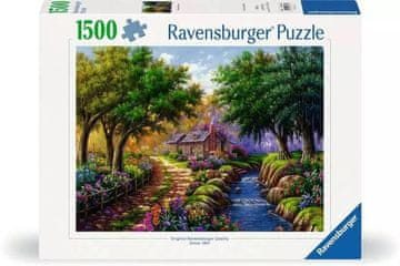 Ravensburger Koča ob reki sestavljanka, 1500 delov