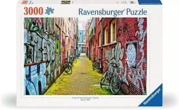 Ravensburger Ulična umetnost v Amsterdamu sestavljanka, 3000 delov