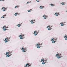 Disney Stitch in Angel DISNEY Komplet modre in roza posteljnine 135x200 cm 135x200 cm