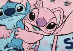 Disney Stitch in Angel DISNEY Komplet modre in roza posteljnine 135x200 cm 135x200 cm