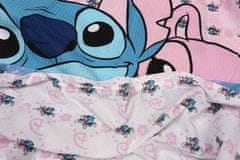 Disney Stitch in Angel DISNEY Komplet modre in roza posteljnine 135x200 cm 135x200 cm