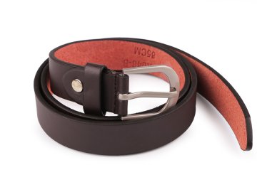 Otroški pas širine 2,3 cm - (85 cm) rjave barve