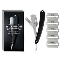 Wilkinson Sword Brivnik za rezanje grla + nadomestna rezila za britvico Double Edge Blades 5 kosov