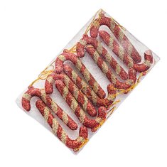 Flamenco Mystique Vstopna dekoracija, lizike rdeče, 10 kosov, višina 6,5 cm, teža 20 g