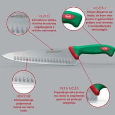 Sanelli Nož za pršut in lososa / 31cm / rebrast / Biomaster