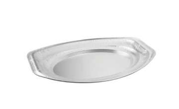Alu pladenj oval / 43x28cm / 10kos