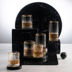 Pasabahce Kozarec Elysia / 28cl / 4kos / zlati rob