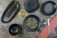 Bonna Graphite globoki krožnik Gourmet / 23cm / 6kos