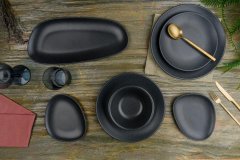 Bonna Graphite globoki krožnik Gourmet / 23cm / 6kos
