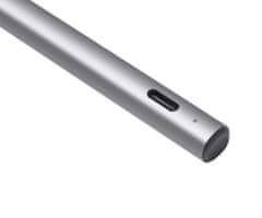 Onyx Boox InkSense Plus stylus pisalo, za model Go 7 / Go Color 7 Gen II, 4096 nivojev občutljivosti, G senzor, zaznavanje nagiba, večfunkcijski gumb, polnilna baterija, USB Type-C, srebrno