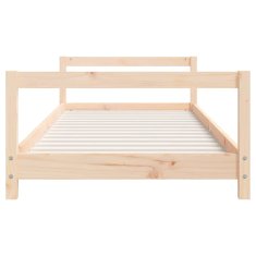 Vidaxl Otroški posteljni okvir 80x200 cm trdna borovina