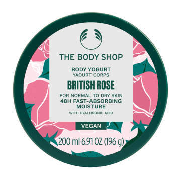 The Body Shop Jogurt za telo vrtnica British Rose 200 ml