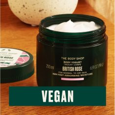 The Body Shop Jogurt za telo vrtnica British Rose 200 ml