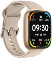 MaxCom Ecowatch 6 pametna ura, zlata