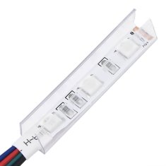 Vidaxl Stranska omarica z LED lučkami dimljen hrast inženirski les