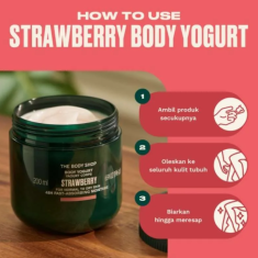 The Body Shop Jogurt za telo Jagoda 200 ml