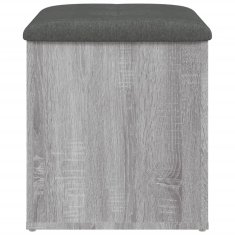 Vidaxl Klop za shranjevanje siva sonoma 42x42x45 cm inženirski les