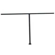 Vidaxl Komplet stebričkov za tendo antraciten 450x245 cm železo