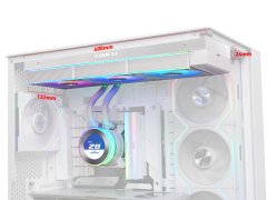 Lian Li Komplet za tekočinsko hlajenje AIO Liquid Cooler HydroShift II LCD-C 360CL, bel