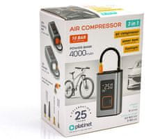 Platinet PTC22 brezžična zračna tlačilka, črno srebrna