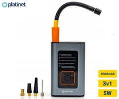 Platinet PTC22 brezžična zračna tlačilka, črno srebrna