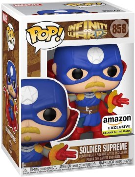 Funko POP! MARVEL - INFINITY WARPS - SOLDIER SUPREME (GLOW) (EXC.)