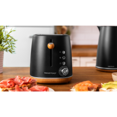 Cecotec Toaster TrendyToast 9000 Black Woody